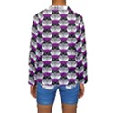 Hackers Town Void Mantis Hexagon Asexual Ace Pride Flag Kids  Long Sleeve Swimwear View2