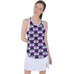 Hackers Town Void Mantis Hexagon Asexual Ace Pride Flag Racer Back Mesh Tank Top by WetdryvacsLair