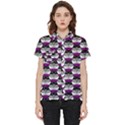 Hackers Town Void Mantis Hexagon Asexual Ace Pride Flag Short Sleeve Pocket Shirt View1