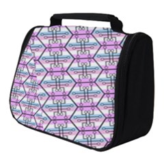 Hackers Town Void Mantis Hexagon Bigender Pride Flag Full Print Travel Pouch (small) by WetdryvacsLair