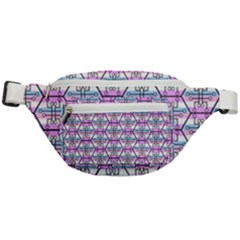 Hackers Town Void Mantis Hexagon Bigender Pride Flag Fanny Pack by WetdryvacsLair