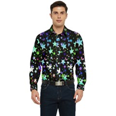 Christmas-star-gloss-lights-light Men s Long Sleeve  Shirt by Jancukart