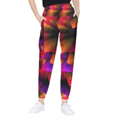 Squares Motif Geometric Pattern Tapered Pants by dflcprintsclothing