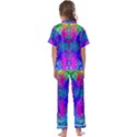 Liquid Rainbows Kids  Satin Short Sleeve Pajamas Set View2