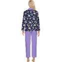 CB－019 Womens  Long Sleeve Velvet Pocket Pajamas Set View2