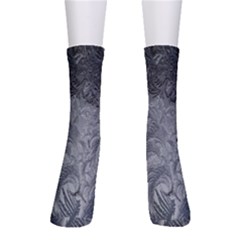 Ice Frost Crystals Crew Socks by artworkshop