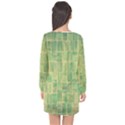 Bathroom Ceramic  Long Sleeve Chiffon Shift Dress  View2