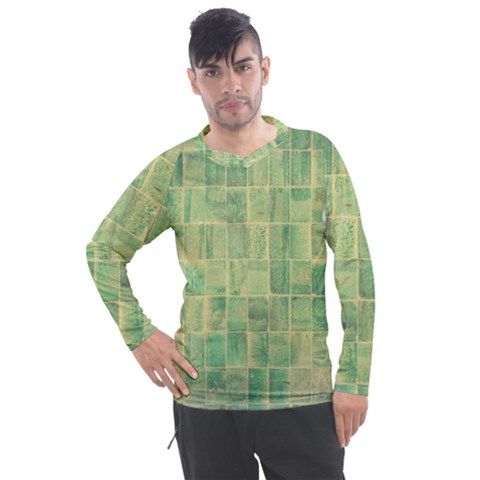 Bathroom Ceramic  Men s Pique Long Sleeve Tee by artworkshop