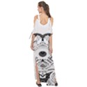 IM Fourth Dimension Black White 4 Maxi Chiffon Cover Up Dress View2