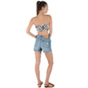 IM Fourth Dimension Black White 9 Woven Tie Front Bralet View2