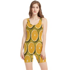 Oranges Slices  Pattern Women s Wrestling Singlet by artworkshop