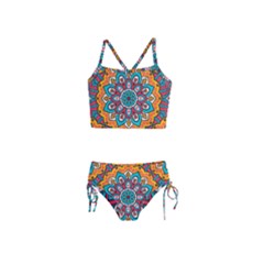 Mandala Spirit Girls  Tankini Swimsuit by zappwaits