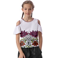 Im Fourth Dimension Colour 3 Kids  Butterfly Cutout Tee by imanmulyana