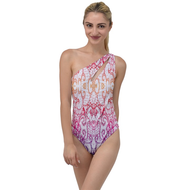 IM Fourth Dimension Colour 15 To One Side Swimsuit