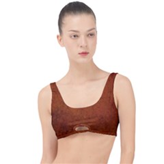 Brown The Little Details Bikini Top by nateshop