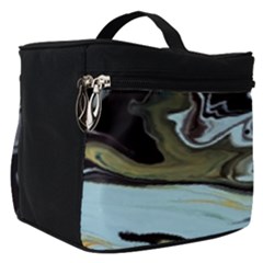 Abstract Painting Black Make Up Travel Bag (small) by nateshop