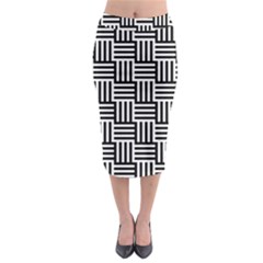 Basket Midi Pencil Skirt by nateshop