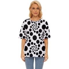 Dot Oversized Basic Tee by nateshop