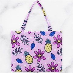 Flowers Purple Mini Tote Bag by nateshop