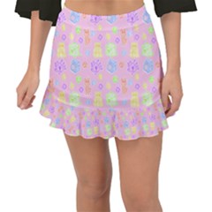 Dungeons And Cuties Fishtail Mini Chiffon Skirt by thePastelAbomination