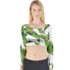 Sheets Long Sleeve Crop Top by nateshop