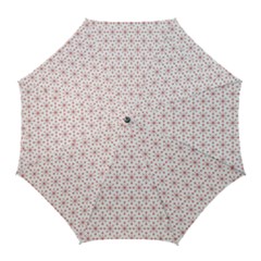 Pattern Christmas Pattern Red Stars Golf Umbrellas by Sapixe