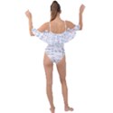 Math Formula Pattern Drape Piece Swimsuit View2