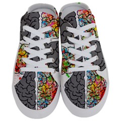 Brain Mind Psychology Idea Hearts Half Slippers by Sapixe