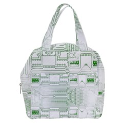 Circuit Board Boxy Hand Bag by Sapixe