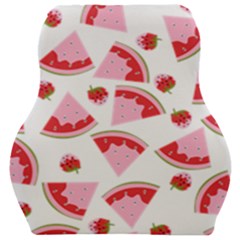 Pink Watermeloon Car Seat Velour Cushion  by Sapixe