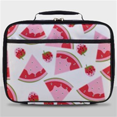 Pink Watermeloon Full Print Lunch Bag by Sapixe