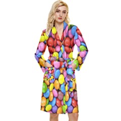 Candy Long Sleeve Velour Robe by nateshop