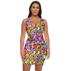 Candy Draped Bodycon Dress by nateshop