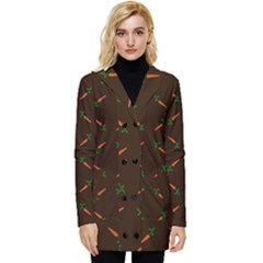 Carrots Button Up Hooded Coat  by nateshop