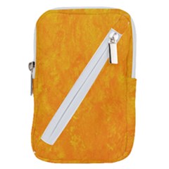 Background-yellow Belt Pouch Bag (large) by nateshop