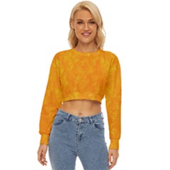 Background-yellow Lightweight Long Sleeve Sweatshirt by nateshop