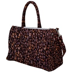 Coffee Beans Food Texture Duffel Travel Bag by artworkshop