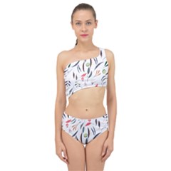 Watercolor-fruit Spliced Up Two Piece Swimsuit by nateshop