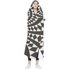 Retro-form-shape-abstract Wearable Blanket by Jancukart