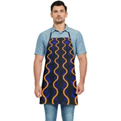 Pattern Abstract Wallpaper Waves Kitchen Apron by Jancukart