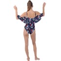 Grateful Dead Pattern Drape Piece Swimsuit View2