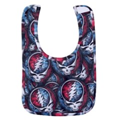 Grateful Dead Pattern Baby Bib by Jancukart