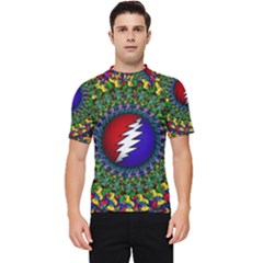 Grateful Dead Men s Short Sleeve Rash Guard by Jancukart