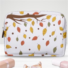 Autumn Isolated Blade Branch Make Up Pouch (medium) by Amaryn4rt