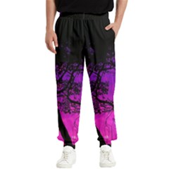 Tree Men Space Universe Surreal Men s Elastic Waist Pants by Amaryn4rt