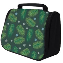 Leaves Snowflake Pattern Holiday Full Print Travel Pouch (big) by Amaryn4rt