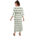 Aliens Ufo Fantasy Pattern Grecian Style  Maxi Dress View2