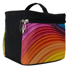  Rainbow Pattern Lines Make Up Travel Bag (small) by artworkshop