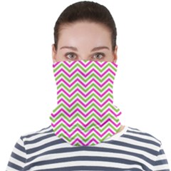 Mave,chevron,white,navi,purple Face Seamless Bandana (adult) by nateshop