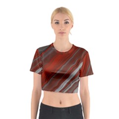 Illustration Colored Pattern Bokeh Blurred Blur Cotton Crop Top by Wegoenart